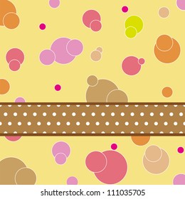 Dot pattern card design