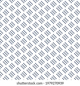 Dot pattern design forming a square with black color. seamless pattern vector. Used for wallpaper, decoration, textiles, web design, backgrounds and more.