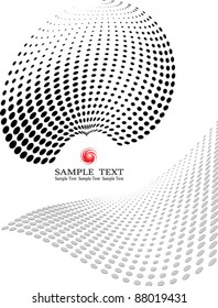 Dot Pattern Halftone Background