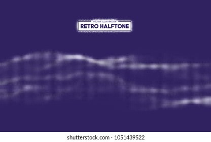 Dot pattern halftone dots design. Halftone pattern vector background, vector background. Grunge halftone vector texture. Vector illustration