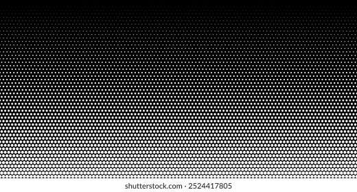 Dot pattern seamless background. Circle polka dot pattern vector template. Abstract futuristic dotted mesh with gradient effect. Geometric minimal digital design.