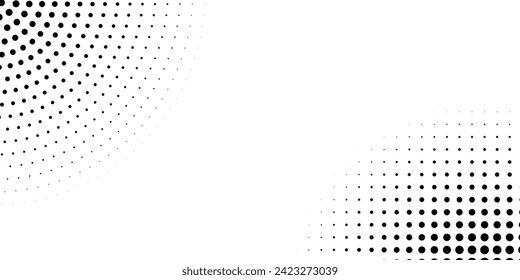 Dot pattern seamless background. Polka dot pattern template Monochrome dotted texture  circle