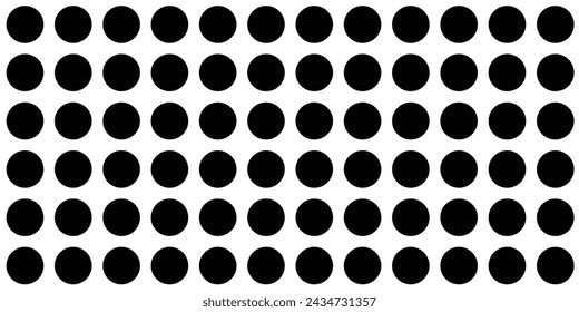 Dot pattern seamless background. Polka dot pattern template Monochrome dotted texture design dots circle arts	