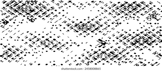 Fondo sin fisuras de patrón de puntos. Plantilla de patrón de lunares Textura punteada monocroma	