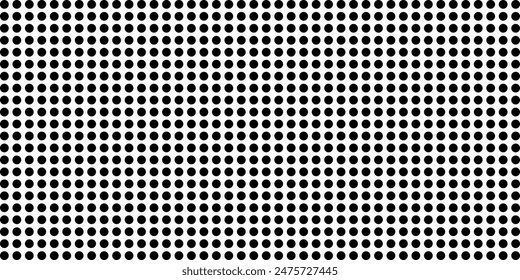 Dot pattern seamless background. Polka dot pattern template Monochrome dotted texture