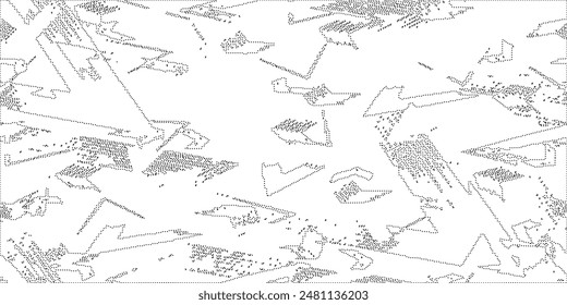 Dot pattern seamless background. Polka dot pattern template Monochrome dotted texture