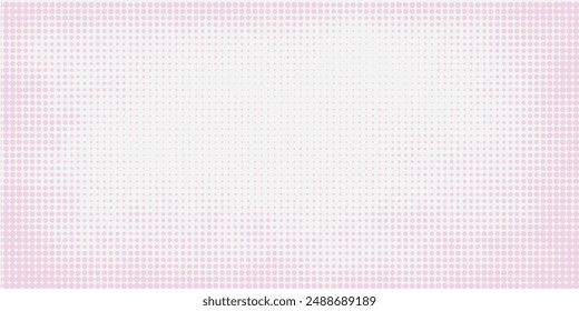 Dot pattern seamless background. Polka dot pattern template Monochrome dotted texture vector