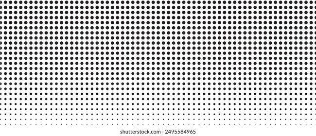 Dot pattern seamless background. Polka dot pattern template Monochrome dotted texture modern seamless