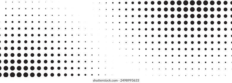 Dot pattern seamless background. Polka dot pattern template Monochrome dotted texture