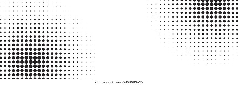 Dot pattern seamless background. Polka dot pattern template Monochrome dotted texture