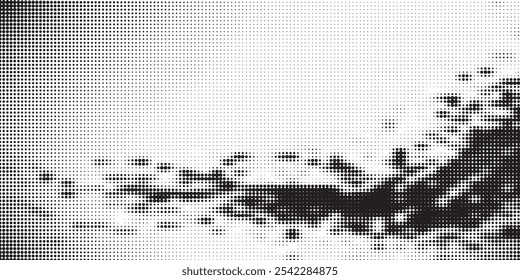 Dot pattern seamless background. Polka dot pattern template Monochrome dotted texture. vector ilustration