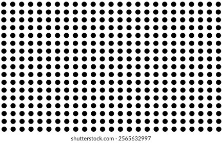 Dot pattern seamless background. Polka dot pattern template Monochrome dotted texture modern digital, Polka dot background. Abstract wallpaper. Black and white seamless pattern. 