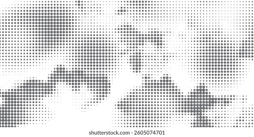 Dot pattern seamless background. Polka dot pattern template Monochrome dotted texture design dots circle arts.	
