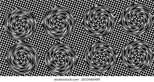 Dot pattern seamless background. Polka dot pattern template Monochrome dotted texture modern seamless. eps10. modern vector