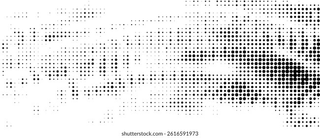 Dot pattern seamless background. Polka dot pattern template Monochrome dotted texture