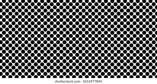 Dot pattern seamless background. Polka dot pattern template Monochrome dotted texture modern digital