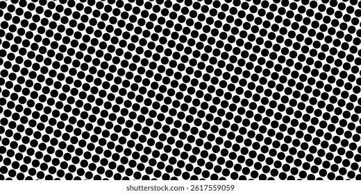 Dot pattern seamless background. Polka dot pattern template Monochrome dotted texture modern digital