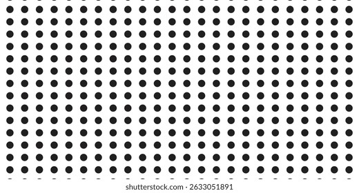 Dot pattern seamless background. Polka dot pattern template Monochrome dotted texture modern seamless modern arts