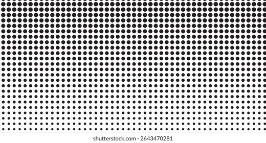 Dot pattern seamless background. Polka dot pattern template Monochrome dotted texture modern seamless