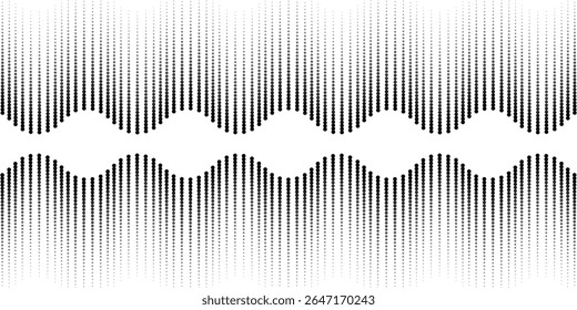 Dot pattern seamless background. Polka dot pattern template Monochrome dotted texture