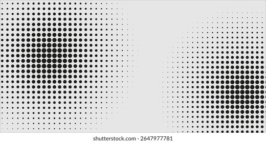 Dot pattern seamless background. Polka dot pattern template Monochrome dotted texture  circle