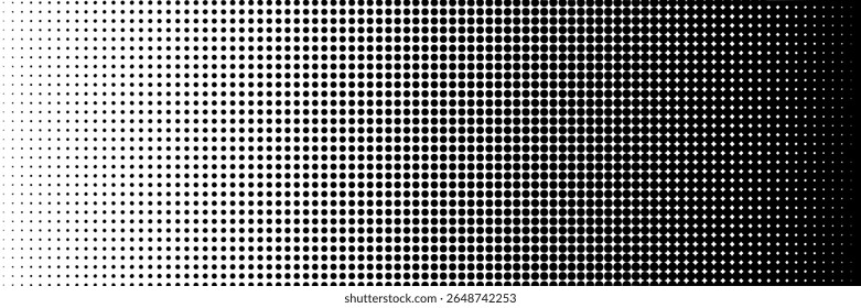 Dot pattern seamless background. Polka dot pattern template Monochrome dotted texture.