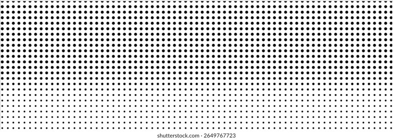 Dot pattern seamless background. Polka dot pattern template Monochrome dotted texture. vector