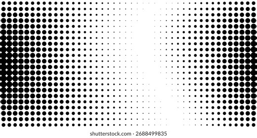 Dot pattern seamless background. Polka dot pattern template Monochrome dotted texture modern seamless