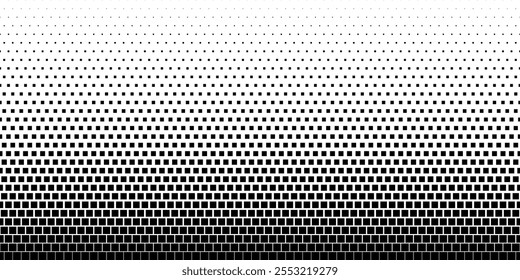 Dot pattern seamless background. Square polka dot pattern vector template. Abstract futuristic dotted mesh with gradient effect. Geometric minimal digital design.