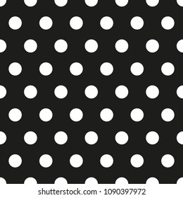 Dot pattern, seamless pattern, black&white background, dotted background