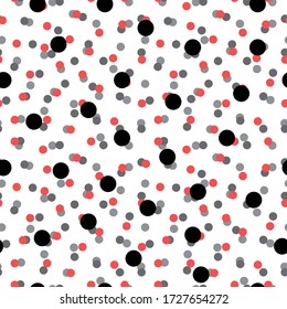 Dot pattern seamless. 
Design for fabric, wallpaper, wrapping, background.