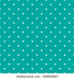 Dot pattern seamless on green color background.