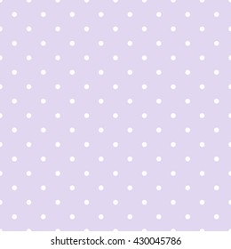 Dot pattern seamless on purple color background.
