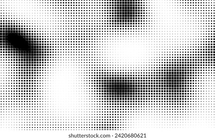 Dot pattern. Subtle fades dots pattern. Halftone faded grid. Small point fadew texture. Digital black fading points isolated on white background for print net design. Vector illustration