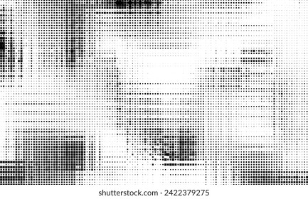 Dot pattern. Subtle fades dots pattern. Halftone faded grid. Small point fadew texture. Digital black fading points isolated on white background for print net design. Vector illustration