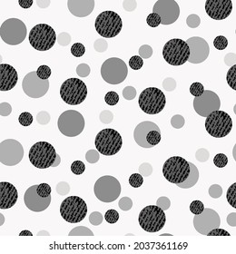 ilustración de diseño textil de patrón de puntos