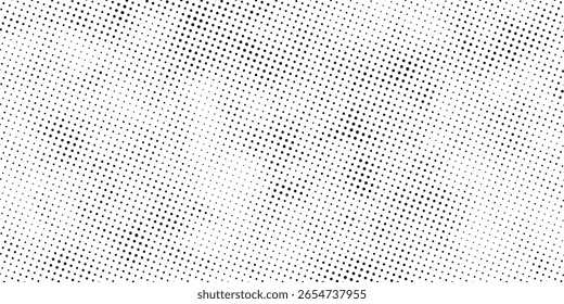Dot pattern texture, abstract circle black and white halftone dot background