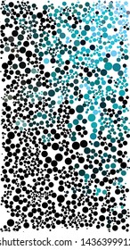 
Dot  pattern vector banner with circles, spheres. Abstract spots. Background  in halftone style with colored gradient, EPS10 vector 