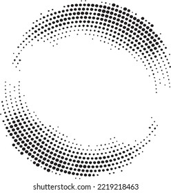 Dot pattern vector illustration design