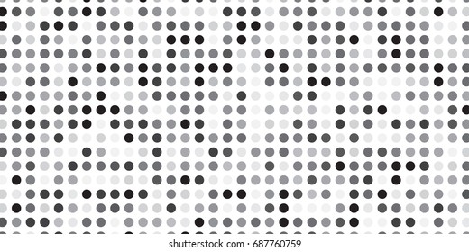 Dot pattern. Vector illustration with small circles. Dotted background.