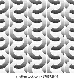 Dot pattern white background vector.