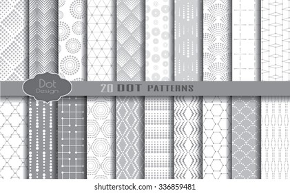 dot  patterns, swatches included for illustrator user, for your convenient use. 