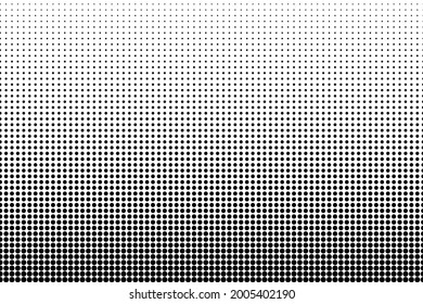 Dot perforation texture. Dots halftone pattern. Faded shade background. Noise gradation. Black pattern isolated on white background for overlay effect. Design comic. Gradient grunge points. Vector