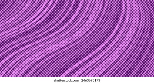 Dot pink pattern gradient texture background. Abstract illustration pop art halftone and retro style. creative design valentine concept,