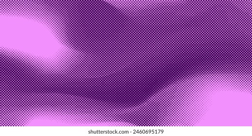 Dot pink pattern gradient texture background. Abstract illustration pop art halftone and retro style. creative design valentine concept,