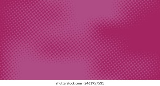 Dot pink pattern gradient texture background. Abstract illustration pop art halftone and retro style. creative design valentine concept,