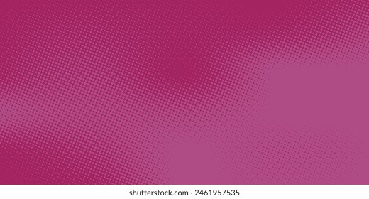 Dot pink pattern gradient texture background. Abstract illustration pop art halftone and retro style. creative design valentine concept,