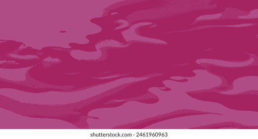 Dot pink pattern gradient texture background. Abstract illustration pop art halftone and retro style. creative design valentine concept,