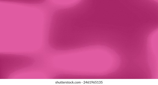 Dot pink pattern gradient texture background. Abstract illustration pop art halftone and retro style. creative design valentine concept,