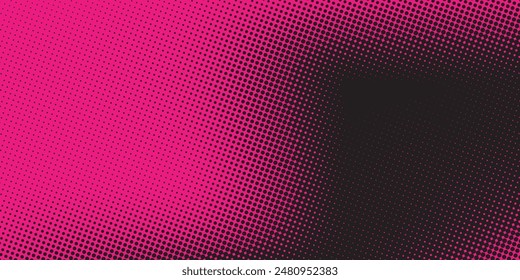 Dot pink pattern gradient texture background. Abstract illustration pop art halftone and retro style. creative design valentine concept,